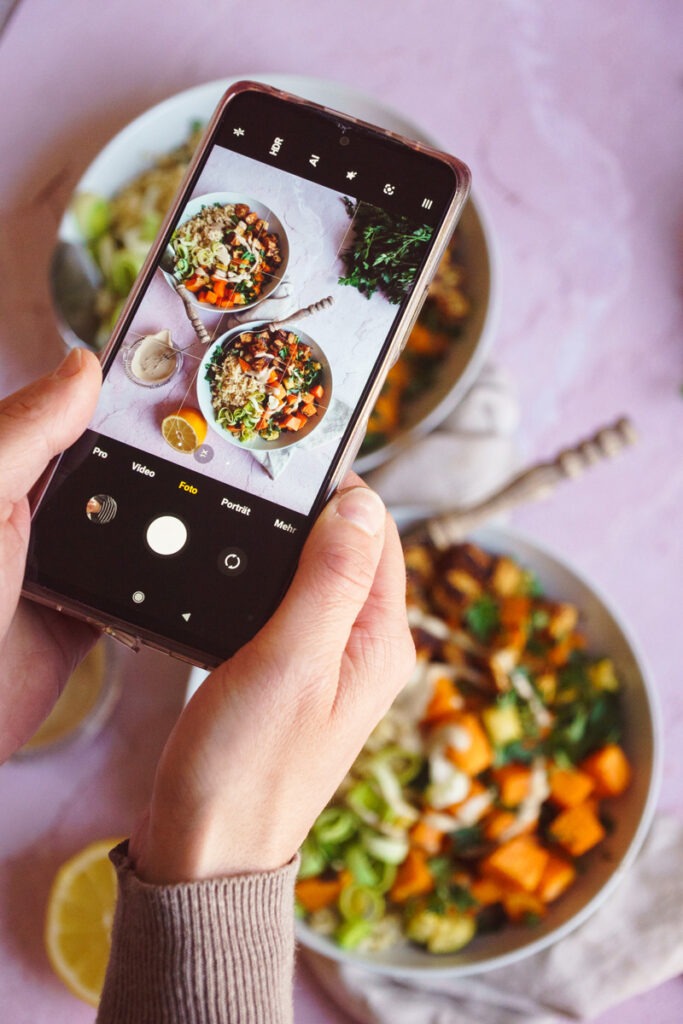 Smartphone Foodfotografie